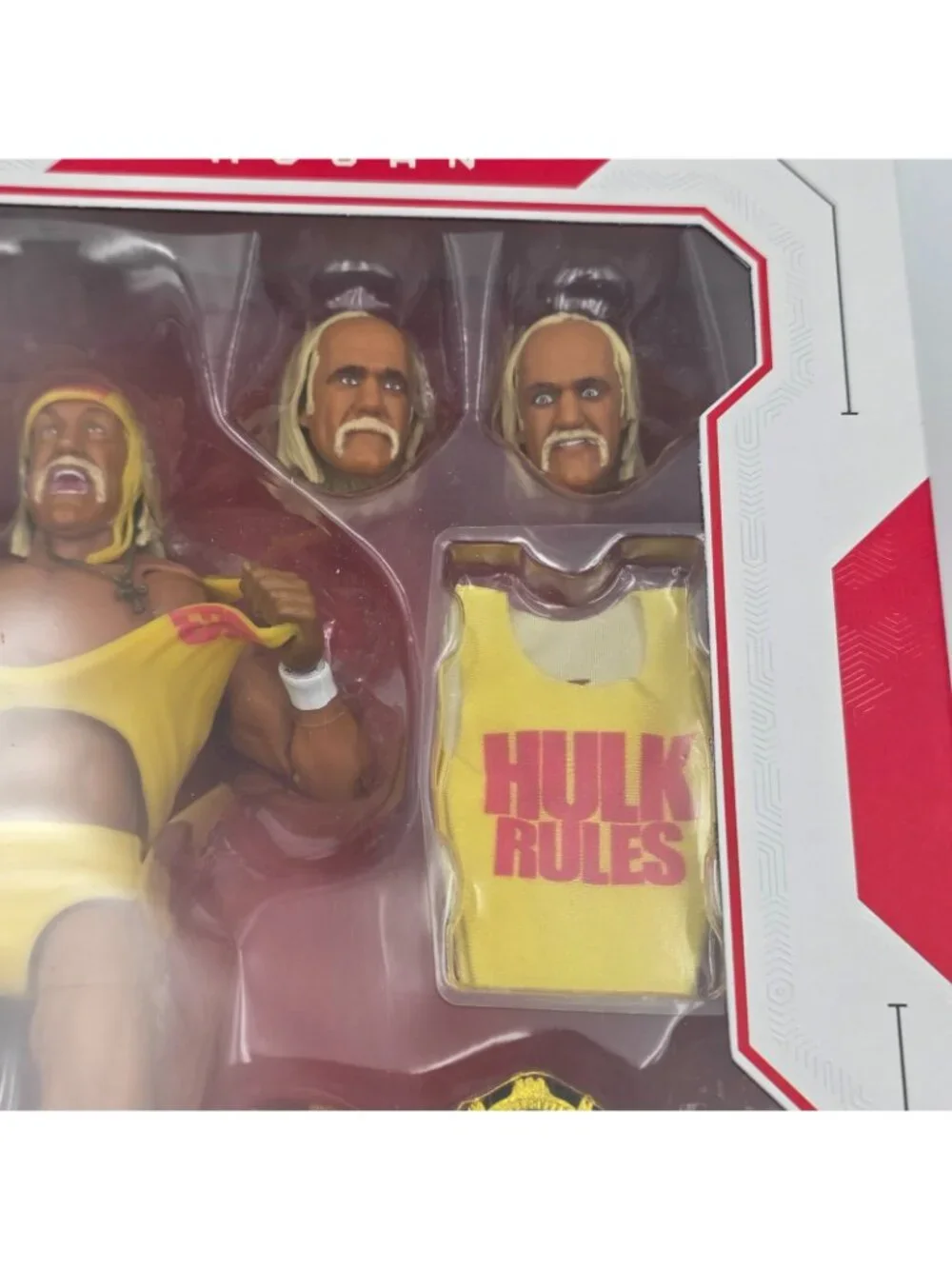 Hulk Hogan WWE Ultimate Edition 30 Wrestling Figure Mattel Ripping Shirt NIB